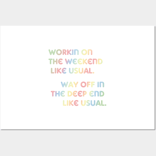 Life's Good Lyrics Posters and Art